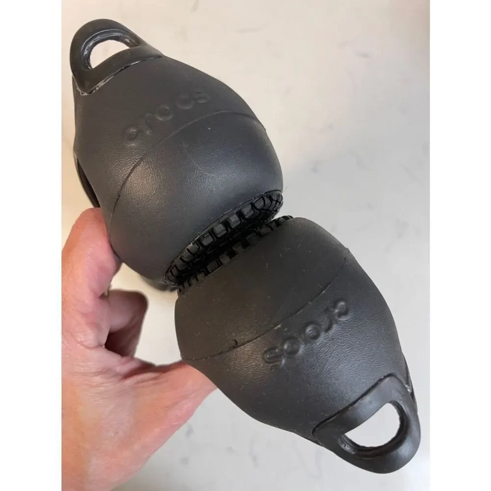 Crocs WOMEN'S KADEE WORK FLAT Style # 200941 Black Size 8 Worn 2-3 Times